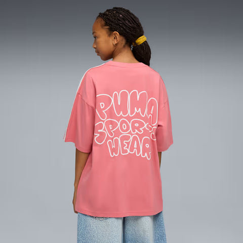 LUMINOUS CLOUD Oversized Graphic Tee
