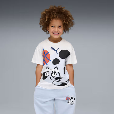 SPORTY CATS Relaxed Graphic Tee PS