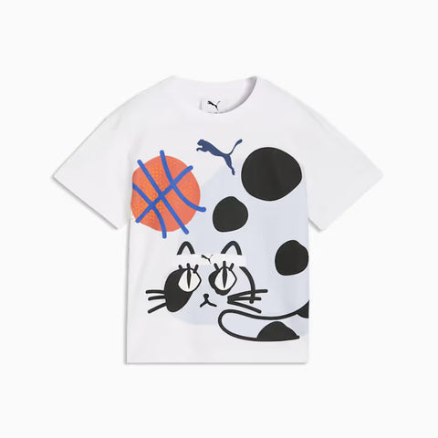 SPORTY CATS Relaxed Graphic Tee PS