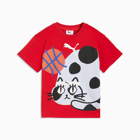 SPORTY CATS Relaxed Graphic Tee PS