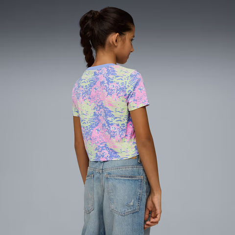 LUMINOUS CLOUD AOP Baby Tee