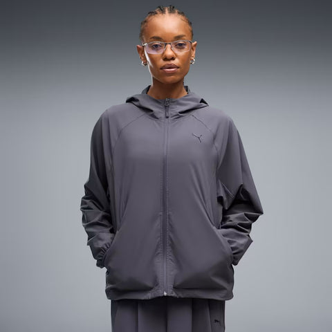 PUMATECH SENSE 4-Way Stretch Oversized Short Woven Jacket Women