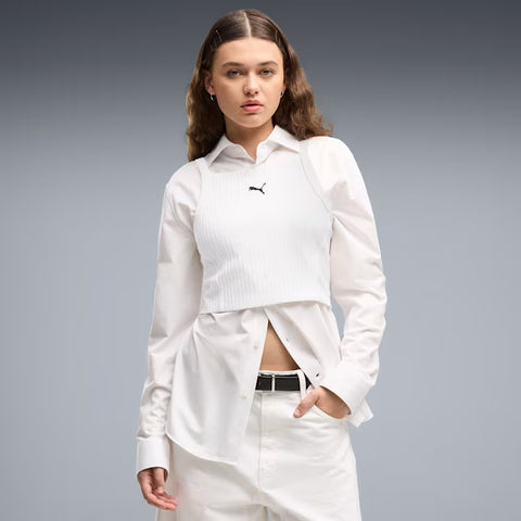 ESS Ribbed Crop Top Women