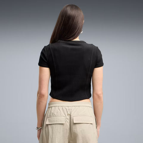 ESS Ribbed Baby Tee Women
