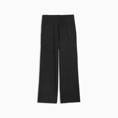 ESS Ribbed Wide Leg Soft Touch Pants op Women