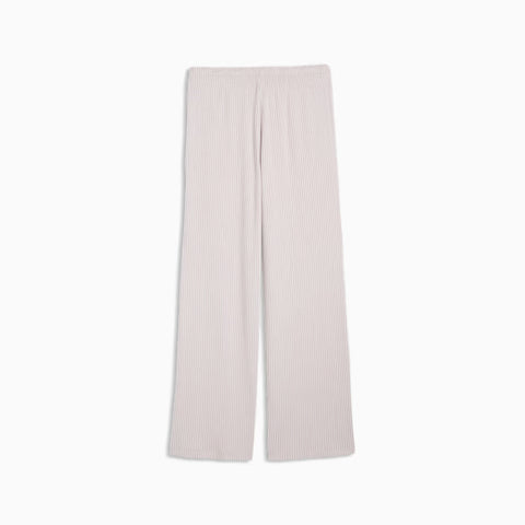 ESS Ribbed Wide Leg Soft Touch Pants op Women