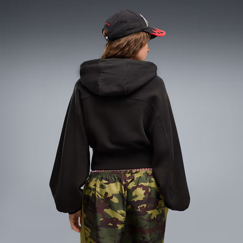 ESS  Cropped Balloon Sleeve Hoodie TR Women