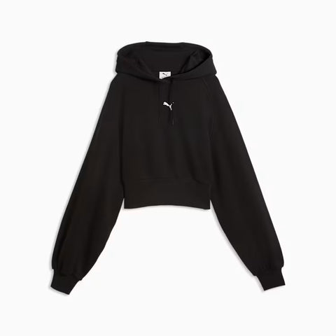ESS  Cropped Balloon Sleeve Hoodie TR Women