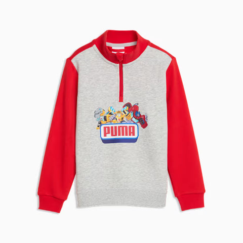 PUMA X TRANSFORMERS Graphic Half-Zip Boys