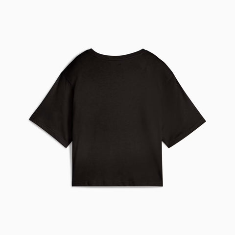 ESS Cropped No. 1 Logo Relaxed Tee Women
