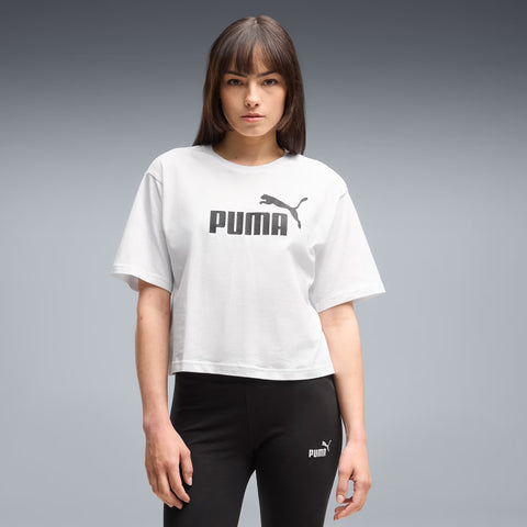 ESS Cropped No. 1 Logo Relaxed Tee Women