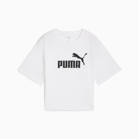 ESS Cropped No. 1 Logo Relaxed Tee Women