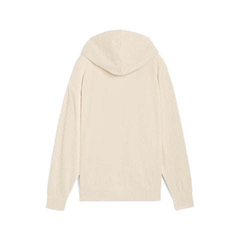 ESS ELEVATED Velour Rib Hoodie Women