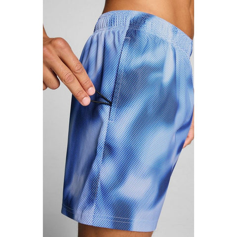 PUMA Swim Men Printed Rasterized Mid Shorts
