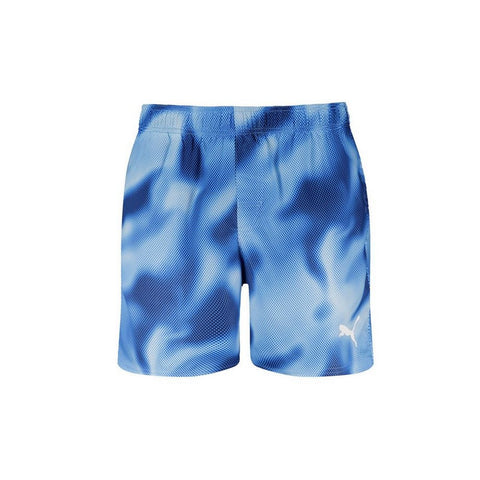 PUMA Swim Men Printed Rasterized Mid Shorts