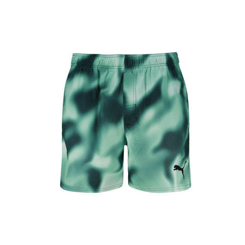 PUMA Swim Men Printed Rasterized Mid Shorts