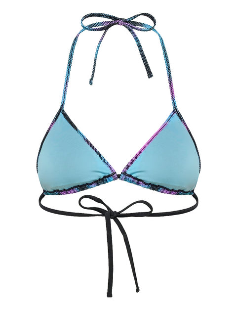 PUMA Swim Women Printed Triangle Top