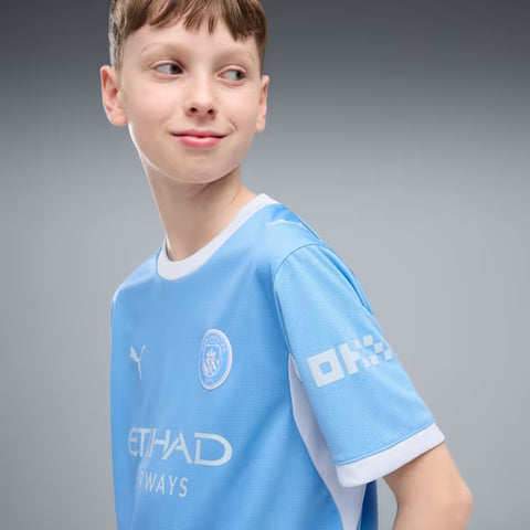 MCFC Home Jersey Replica Jr